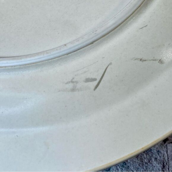 Manoir Plates Collection Hand Crafted Plate Rustic Farmhouse Decor 7.5 Inch - Picture 9 of 9